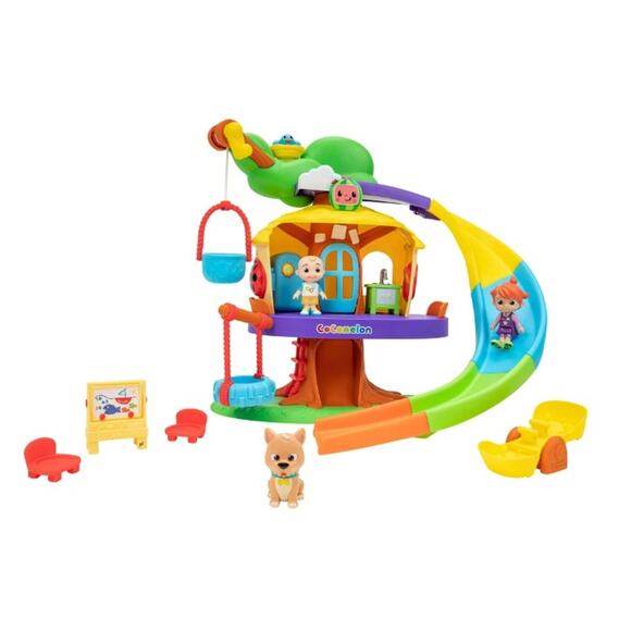 Cocomelon Deluxe Clubhouse Playset Sounds Interactive Figurines Slide -NEW - Picture 1 of 5